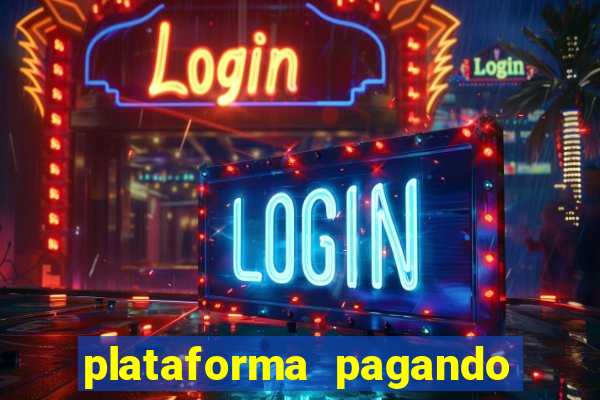 plataforma pagando no cadastro